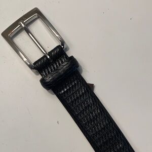 Trafalgar Elegant Black Men's Leather Belt size 40